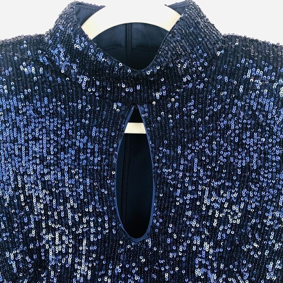 Vince Camuto Womens Sequined Cocktail Dress Size 2 - Picture 7 of 15